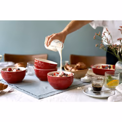 Staub Ceramique Set di ciotole 0,7 L Rotondo Ceramica Rosso 4 pz