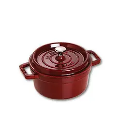 Staub Cast Iron - Round Cocottes 2.75 qt, Round, Cocotte, Grenadine