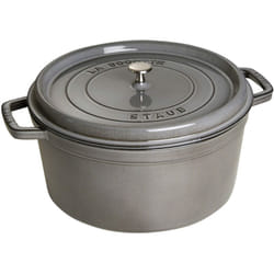 Casseruola Rotonda, Ghisa, Grigio (Grafite), 34 cm - Staub
