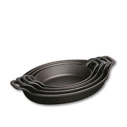 Staub Dish Ovale Ghisa Nero 1 pz