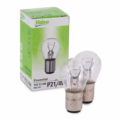 Lampade; VALEO; P21/4W 12 21/4 ESSENTIAL; per VOLKSWAGEN, FIAT, MERCEDES-BENZ, BMW, SKODA