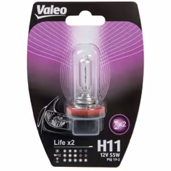 Lampadina singola per auto della linea Life x2, ideata per offrire una durata nel tempo raddoppiata ed una visione ottimale s ...