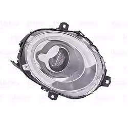 Fari; VALEO; ORIGINAL PART; Sx LED trasparente per veicolo circolazione Dx; per MINI; 63117448375, 7448375