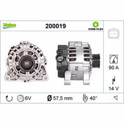 Generatore di corrente rotante VALEO 200019 - Vista aggiuntiva 4