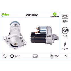 Motorino di avviamento VALEO 201002 - Vista aggiuntiva 4