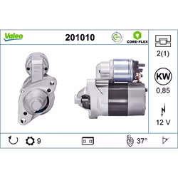 Motorino di avviamento VALEO 201010 - Vista aggiuntiva 4