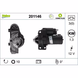 Indice: VAL201146. Morsetto: NO. Numero del Produttore: 201146. N° denti: 10. N° fori: 3. Peso [kg]: 3,19. Potenza motore avv ...