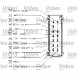 Interruttore del piantone dello sterzo VALEO 251563 - Vista aggiuntiva 4