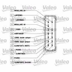 Interruttore del piantone dello sterzo VALEO 251571 - Vista aggiuntiva 5
