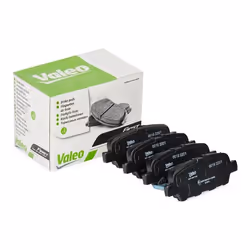 Kit pastiglie freno; VALEO; FIRST Assale posteriore Con contatto segnalazione usura con lamierino anticigolío; per NISSAN, RE ...