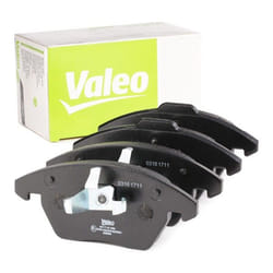 VALEO 301715 Kit pastiglie freno FIRST Assale anteriore Con contatto segnalazione usura senza lamierino anticigolío PEUGEOT: 208 I Hatchback