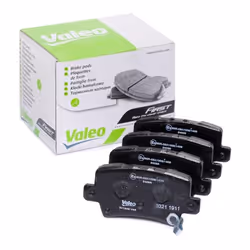 Kit pastiglie freno; VALEO; FIRST Assale posteriore Con contatto segnalazione usura senza lamierino anticigolío; per HONDA; 4 ...