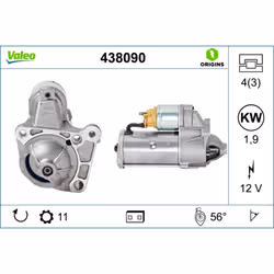 Indice: VAL438090. Morsetto: NO. Numero del Produttore: 438090. N° denti: 11. N° fori: 4. N° fori filettati: 3. Peso [kg]: 3, ...