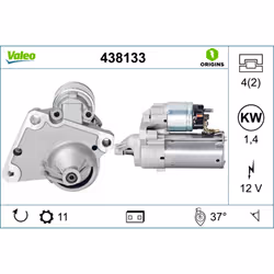 Flangia-ø [mm]: 64. Indice: VAL438133. Morsetto: NO. Numero del Produttore: 438133. N° denti: 11. N° fori: 4. N° fori filetta ...