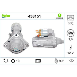 Motorino di avviamento VALEO ORIGINS NEW VALEO 438151