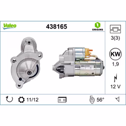 Indice: VAL438165. Morsetto: NO. Numero del Produttore: 438165. N° denti 1: 11. N° denti 2: 12. N° fori: 3. N° fori filettati ...