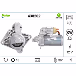 Flangia-ø [mm]: 76,5. Indice: VAL438202. Morsetto: NO. Numero del Produttore: 438202. N° denti: 10. N° fori: 3. N° fori filet ...