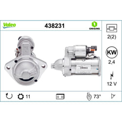 Motorino di avviamento VALEO ORIGINS NEW VALEO 438231