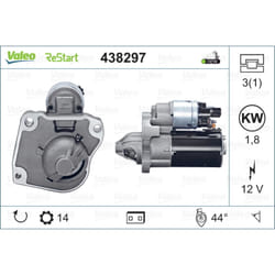 Motorino di avviamento VALEO ORIGINS NEW STOP&START VALEO 438297