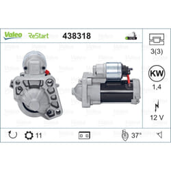 Motorino di avviamento VALEO ORIGINS NEW STOP&START VALEO 438318