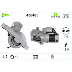 Motorino di avviamento VALEO 438405