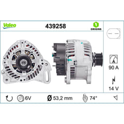 Alternatore, generatore VALEO 439258