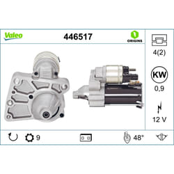 Motorino di avviamento VALEO ORIGINS NEW VALEO 446517
