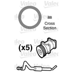 Kit di conversione, aria condizionata VALEO 509550