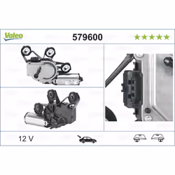 Motore del tergicristallo VALEO 579600 - Vista aggiuntiva 6