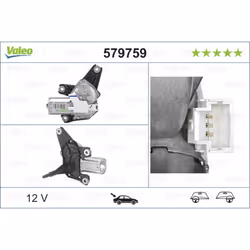 Motore del tergicristallo VALEO 579759