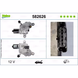 Lavacristalli, motore del tergicristallo VALEO 582626 - Vista aggiuntiva 5