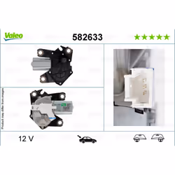 Lavacristalli, motore del tergicristallo VALEO 582633 - Vista aggiuntiva 5