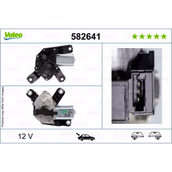 Lavacristalli, motore del tergicristallo VALEO 582641 - Vista aggiuntiva 5