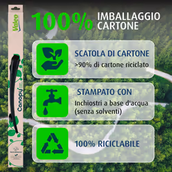 Tergicristallo per parabrezza VALEO Canopy 583936 450mm, anteriore, 1 Pezzo - Vista aggiuntiva 10
