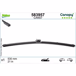 Adattatore: E. Asse di sviluppo: Davanti. Indice: VAL583957. Lato di montaggio: Sinistra/Destra. Linea: Canopy. Lunghezza [mm ...