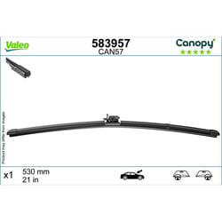 Tergicristallo per parabrezza VALEO Canopy 583957 530mm, anteriore, 1 Pezzo