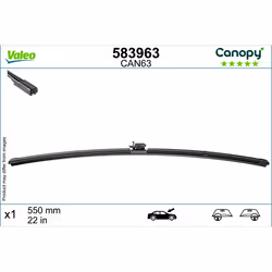 Adattatore: E. Asse di sviluppo: Davanti. Indice: VAL583963. Lato di montaggio: Sinistra/Destra. Linea: Canopy. Lunghezza [mm ...