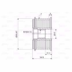 Generatore a ruota libera VALEO NEW SPARE PART VALEO 588096