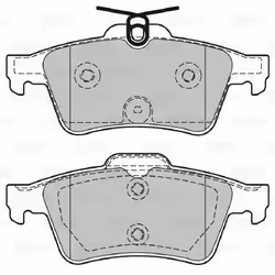 Kit pastiglie freno; VALEO; Assale posteriore con lamierino anticigolío; per PEUGEOT; 1619790380, 1647875980, 4254A8, 8660003 ...