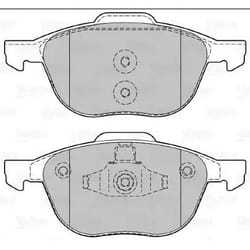 VALEO 601367 Kit pastiglie freno Assale anteriore senza contatto segnalazione usura con lamierino anticigolío FORD: KUGA 2, FOCUS 3, Focus 2 Kombi