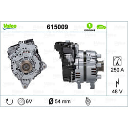 Generatore di avviamento VALEO ORIGINS 48V IBSG VALEO 615009