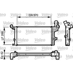 Radiatore, raffreddamento motore VALEO 732303