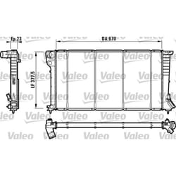 Radiatore, raffreddamento motore VALEO 732517