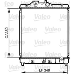 Radiatore, raffreddamento motore VALEO 734117