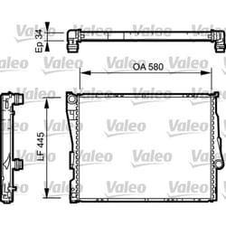 Radiatore, raffreddamento motore VALEO 734276