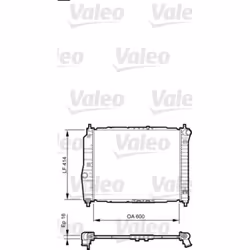 Radiatore, raffreddamento motore VALEO 735158 - Vista aggiuntiva 2