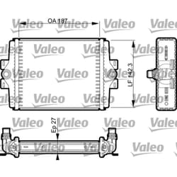Radiatore, raffreddamento motore VALEO 735467