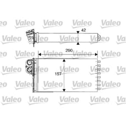 Scambiatore di calore, riscaldamento interno VALEO 812212
