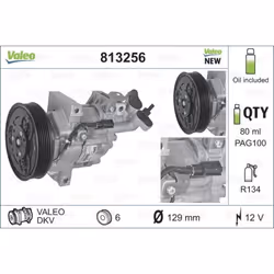 Compressore aria condizionata VALEO 813256 - Vista aggiuntiva 5