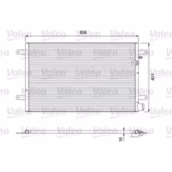 Articolo complementare/info integrativa 2: senza essiccatore. Indice: VAL814004. Larghezza della rete [mm]: 658. Lunghezza de ...